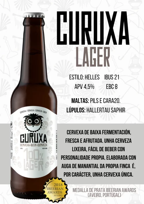 curuxa lager ficha galicianbrew cervezas artesanas
