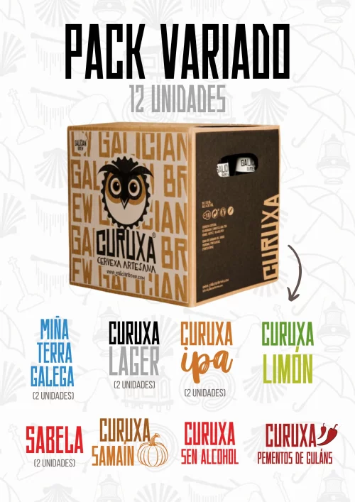 caixa variada ficha galicianbrew cervezas artesanas